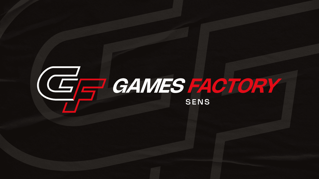 Games Factory Sens website homepage built with Framer