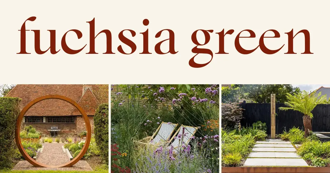 Fuchsia Green website homepage built with Framer