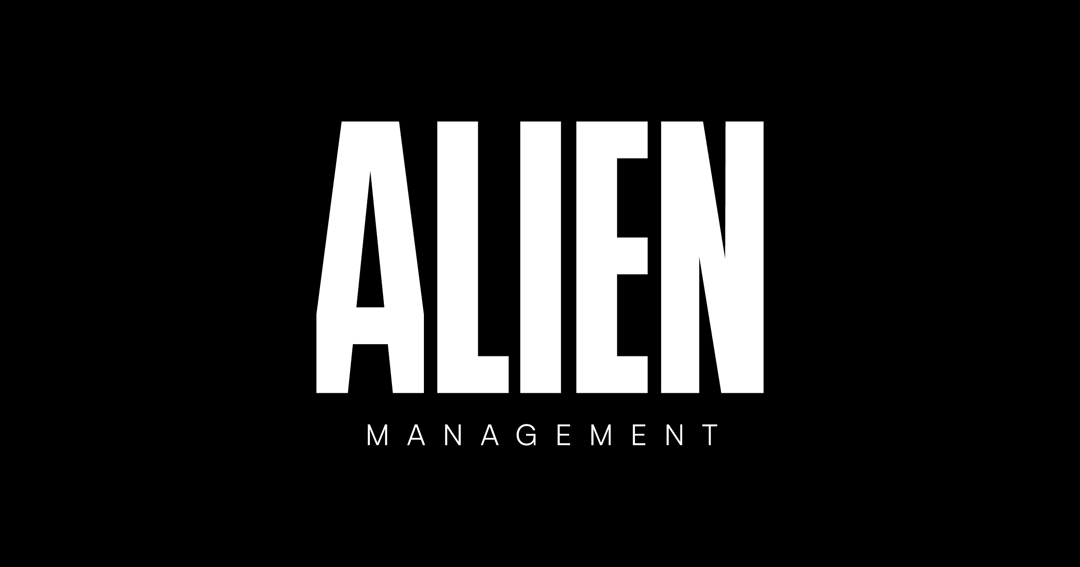 Alien Mgmt website homepage built with Framer