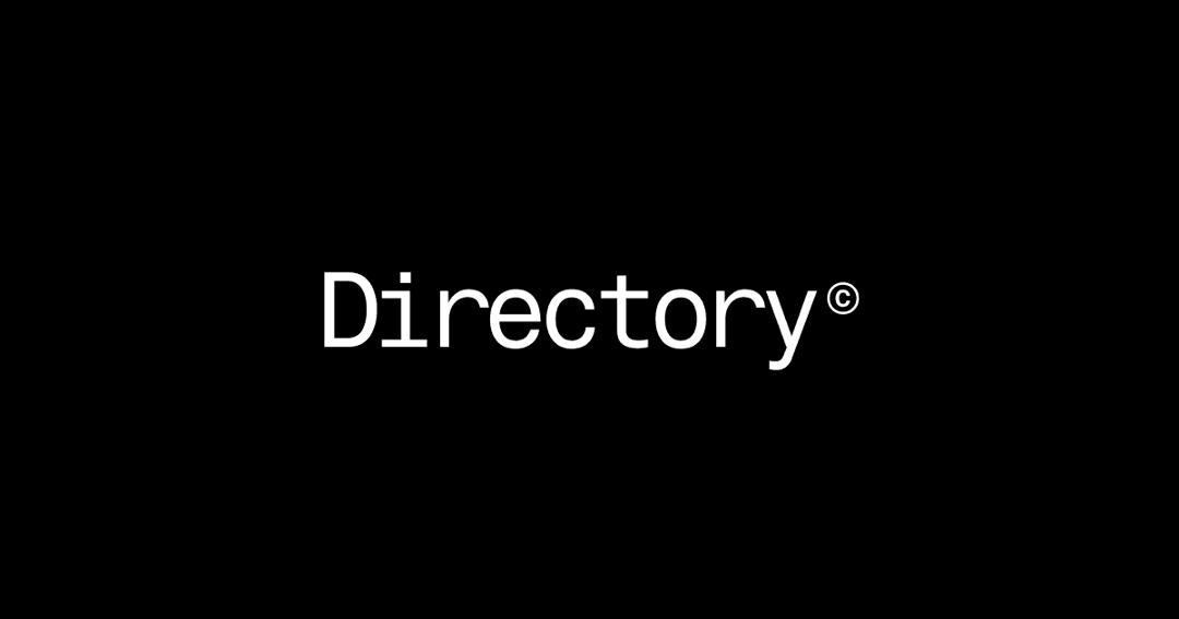 Directory website homepage built with Framer