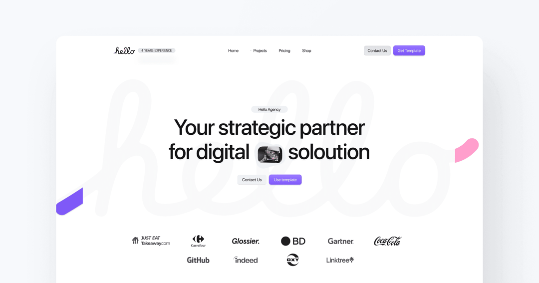 Sirius Support website homepage built with Framer