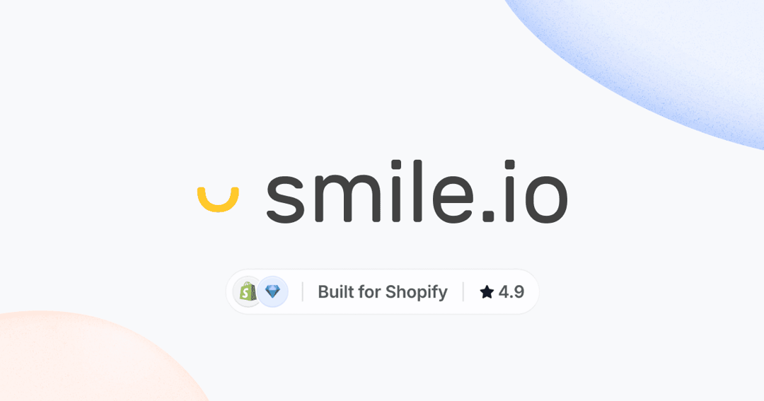 smile website homepage built with Framer