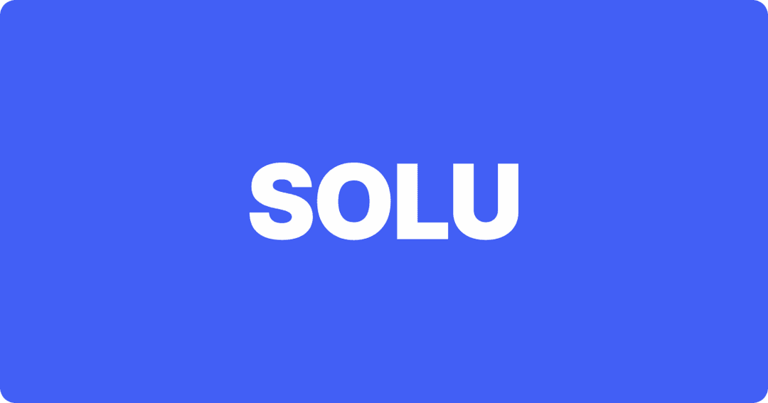 SOLU website homepage built with Framer