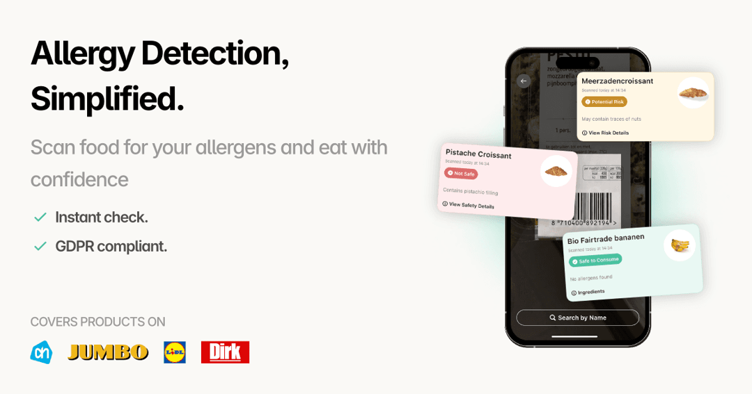 Allerly website homepage built with Framer