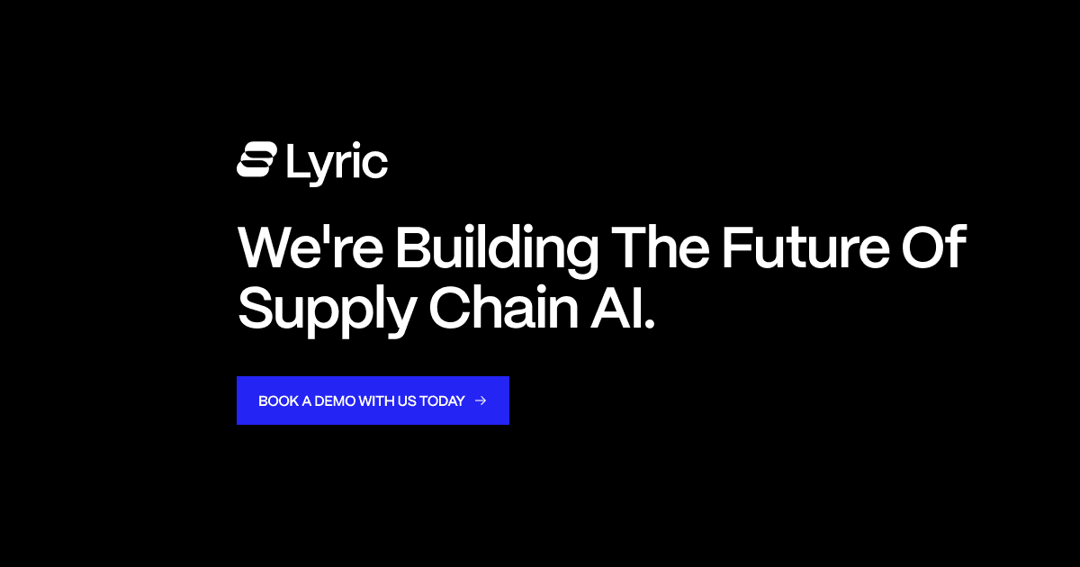 Lyric website homepage built with Framer