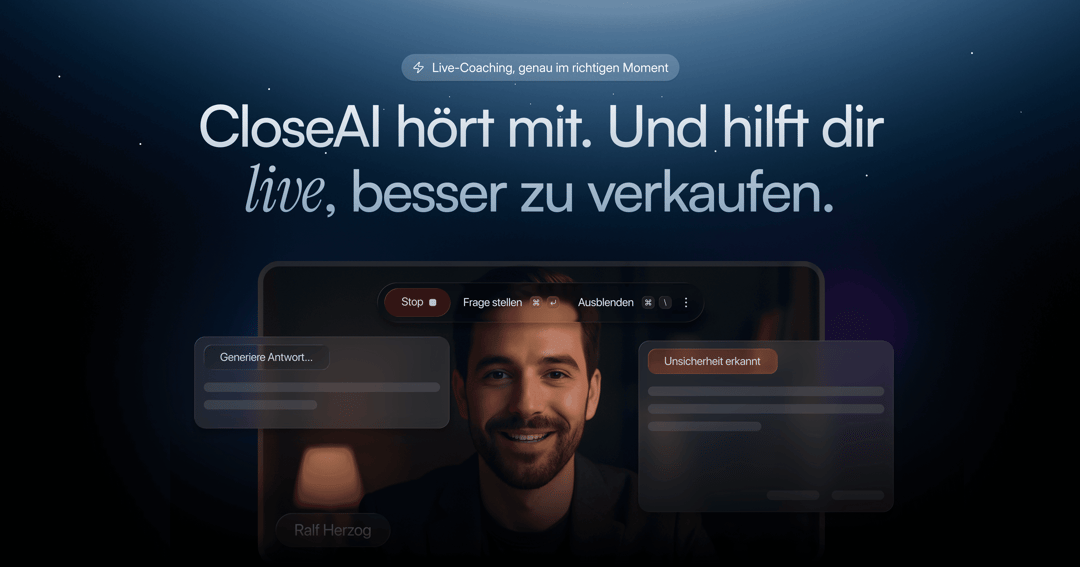 CloseAI website homepage built with Framer
