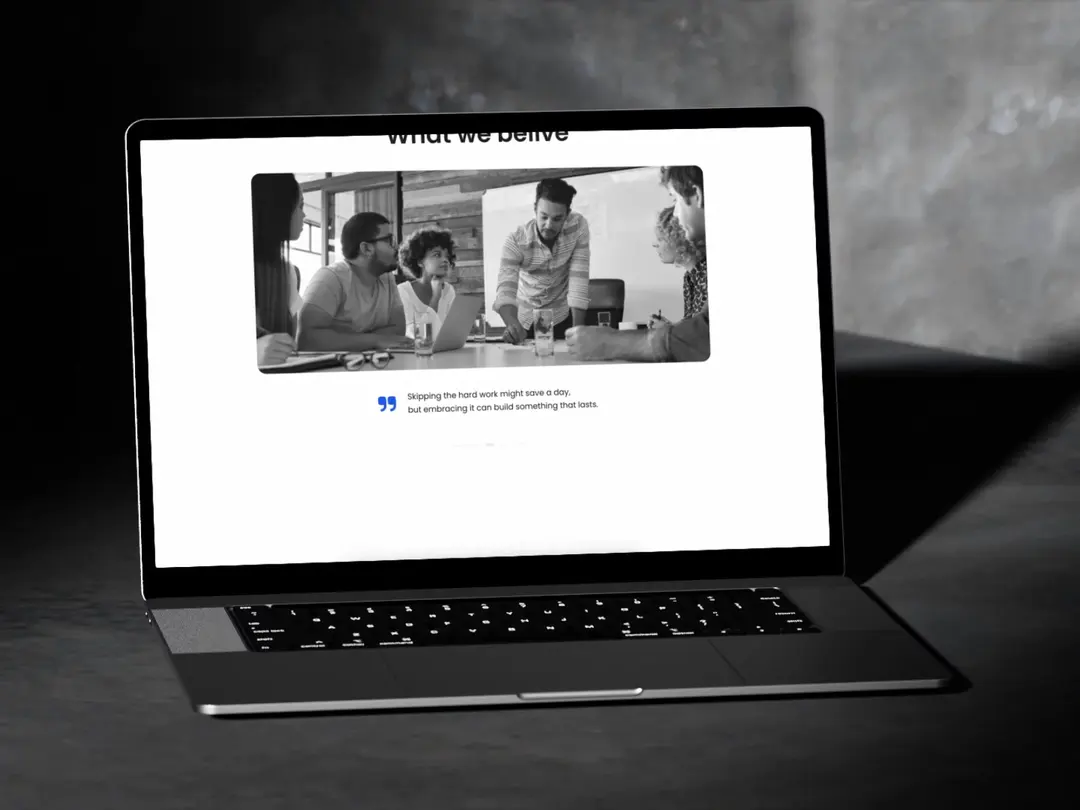 wecraftmedia.com website homepage built with Framer