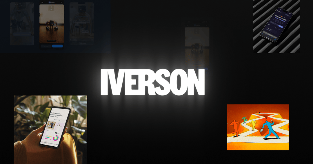 Iverson website homepage built with Framer