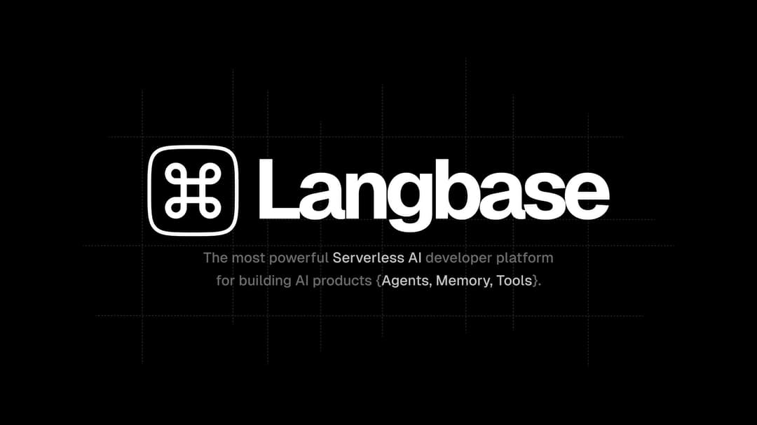 Langbase website homepage built with Framer