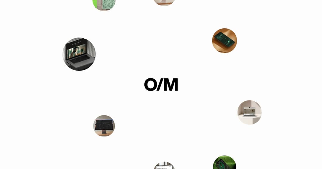 Off/Menu website homepage built with Framer