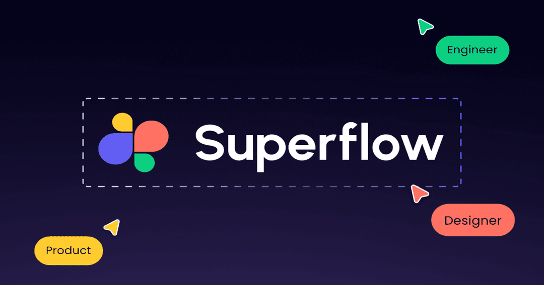 superflow website homepage built with Framer