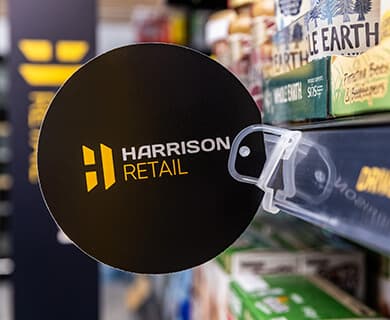 harrisonretail website homepage built with Framer