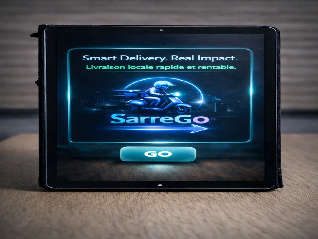 sarrego.digital website homepage built with Framer
