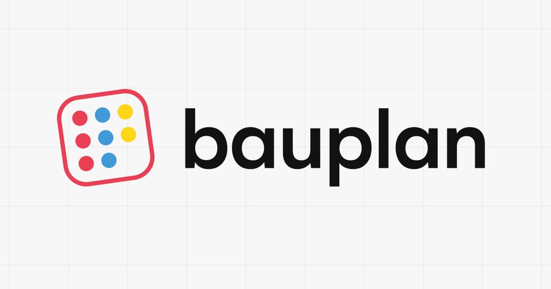 bauplan website homepage built with Framer