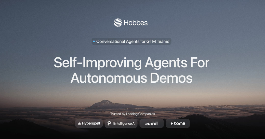 Hobbes website homepage built with Framer