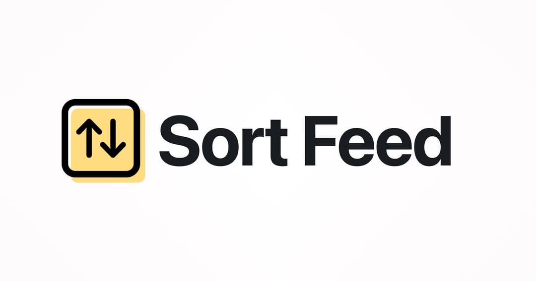 sortfeed.com website homepage built with Framer