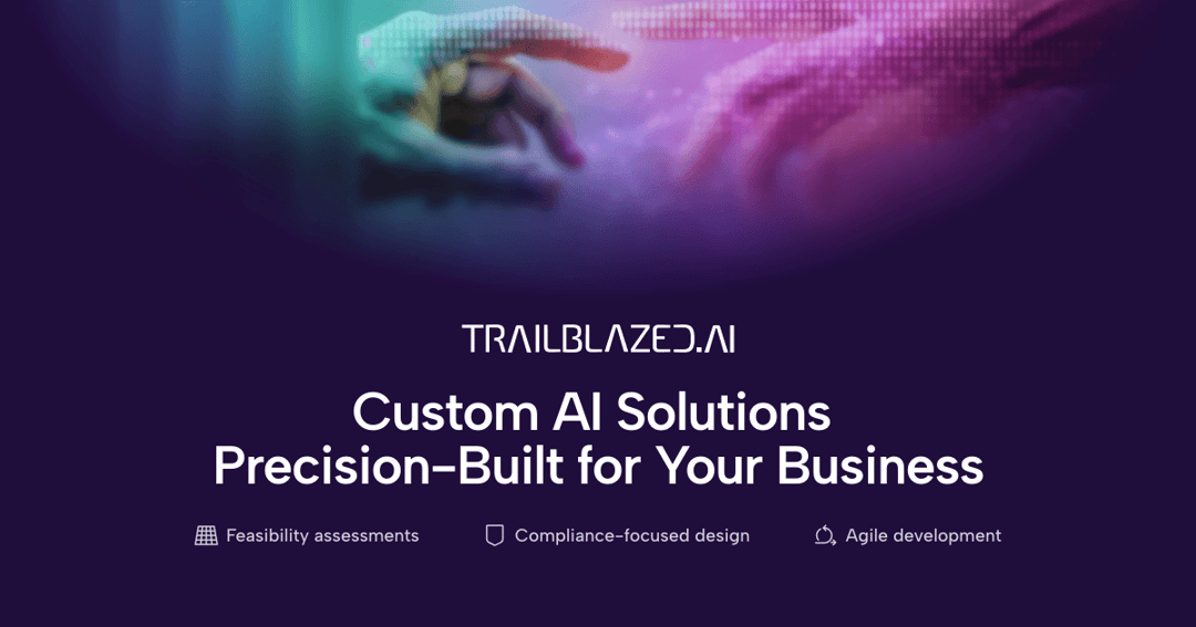 TrailBlazed AI website homepage built with Framer