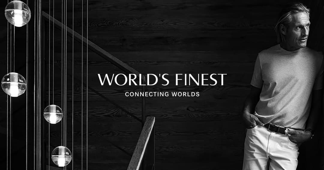 worldsfinest website homepage built with Framer